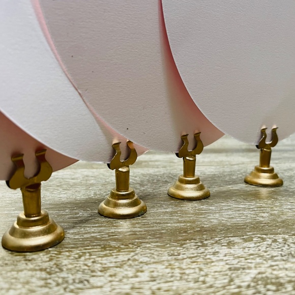 Gold Menu Stands - Picture 4 of 7